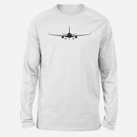 Thumbnail for Boeing 767 Silhouette Designed Long-Sleeve T-Shirts