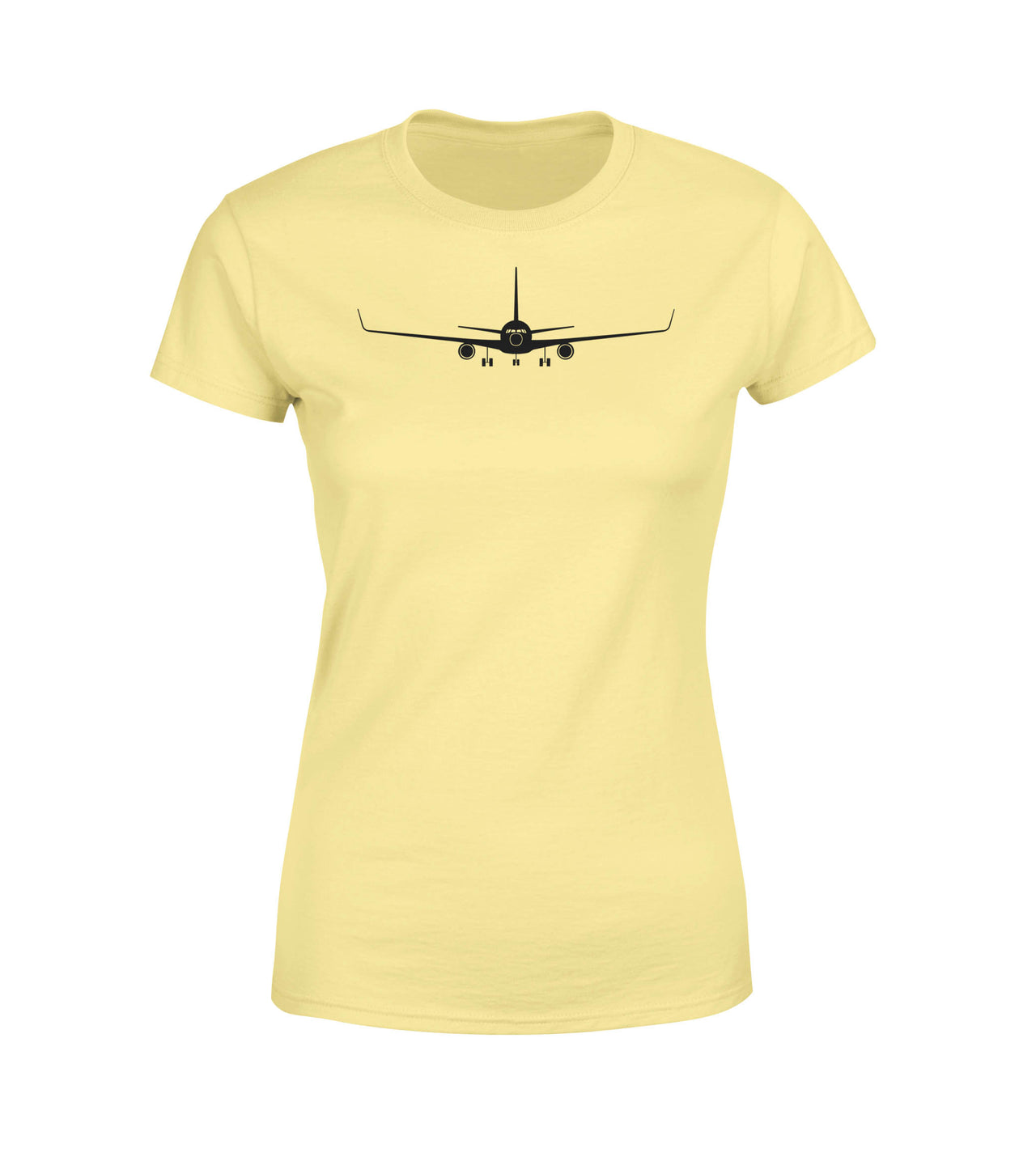 Boeing 767 Silhouette Designed Women T-Shirts