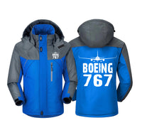 Thumbnail for Boeing 767 & Plane Designed Thick Winter Jackets