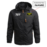 Thumbnail for Boeing 767 & Text Designed Thin Stylish Jackets