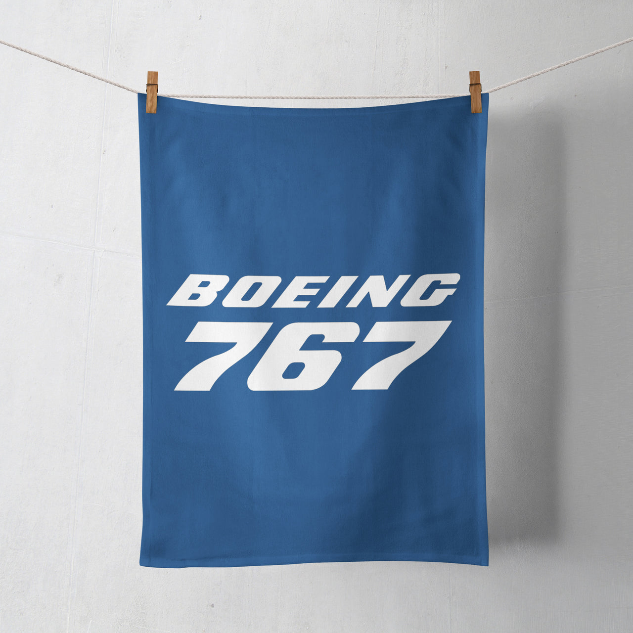 Boeing 767 & Text Designed Towels