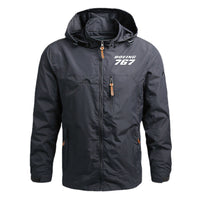 Thumbnail for Boeing 767 & Text Designed Thin Stylish Jackets