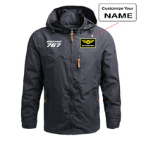 Thumbnail for Boeing 767 & Text Designed Thin Stylish Jackets