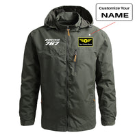 Thumbnail for Boeing 767 & Text Designed Thin Stylish Jackets