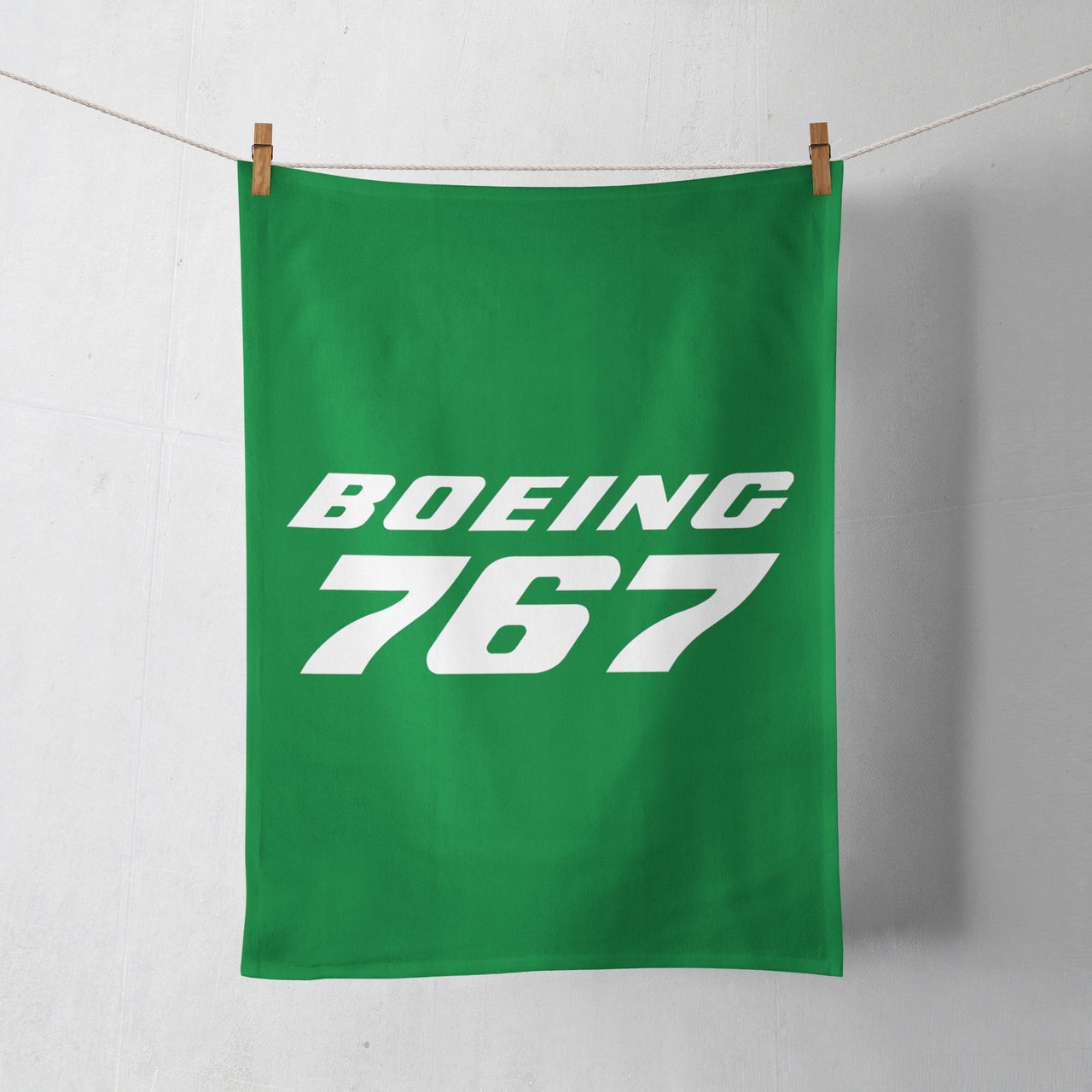 Boeing 767 & Text Designed Towels