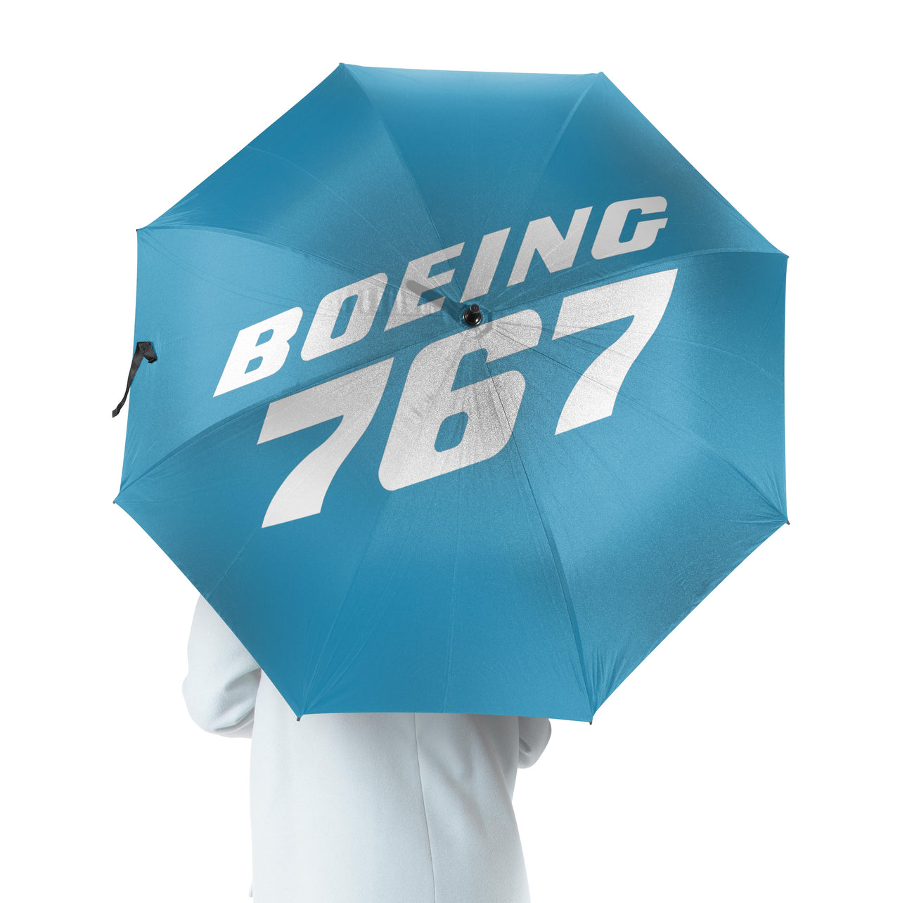 Boeing 767 & Text Designed Umbrella