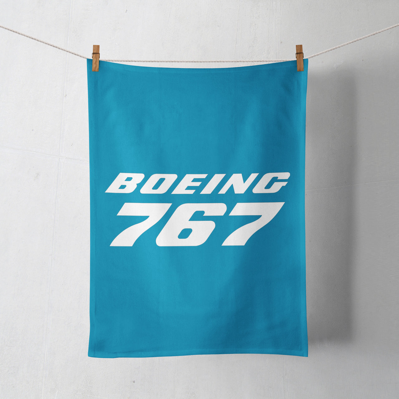 Boeing 767 & Text Designed Towels