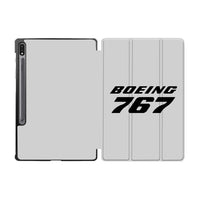 Thumbnail for Boeing 767 & Text Designed Samsung Tablet Cases