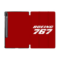 Thumbnail for Boeing 767 & Text Designed Samsung Tablet Cases