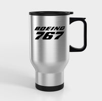 Thumbnail for Boeing 767 & Text Designed Travel Mugs (With Holder)