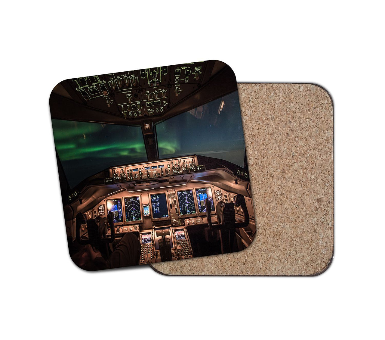 Boeing 777 Cockpit Designed Coasters