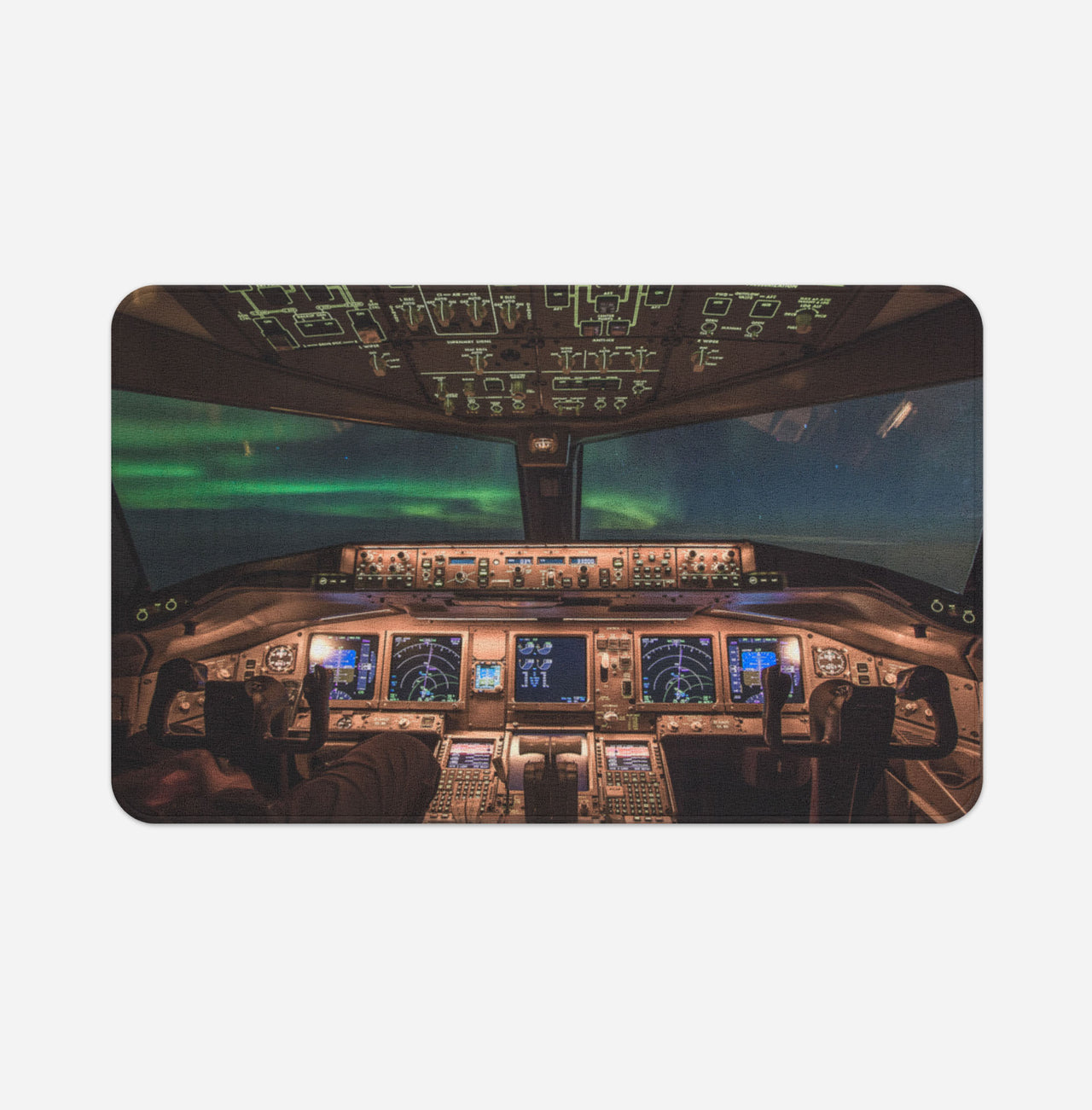 Boeing 777 Cockpit Designed Bath Mats