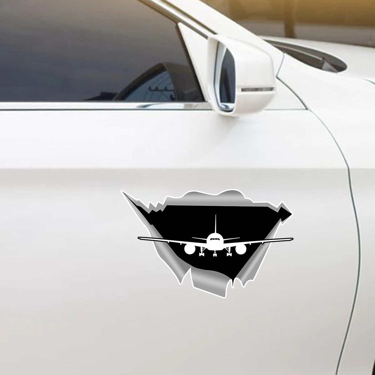 Boeing 777 Silhouette (1) Designed Car Sticker