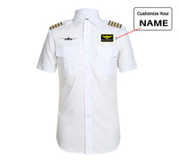 Thumbnail for Boeing 777 Silhouette Designed Pilot Shirts