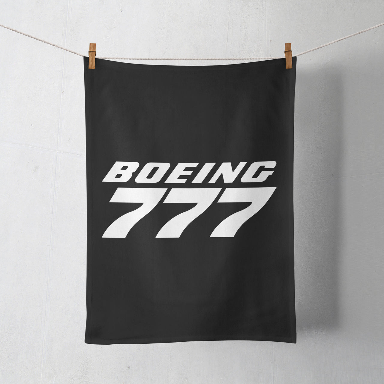 Boeing 777 & Text Designed Towels