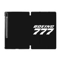 Thumbnail for Boeing 777 & Text Designed Samsung Tablet Cases