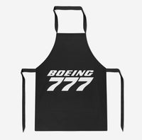 Thumbnail for Boeing 777 & Text Designed Kitchen Aprons