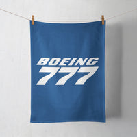 Thumbnail for Boeing 777 & Text Designed Towels