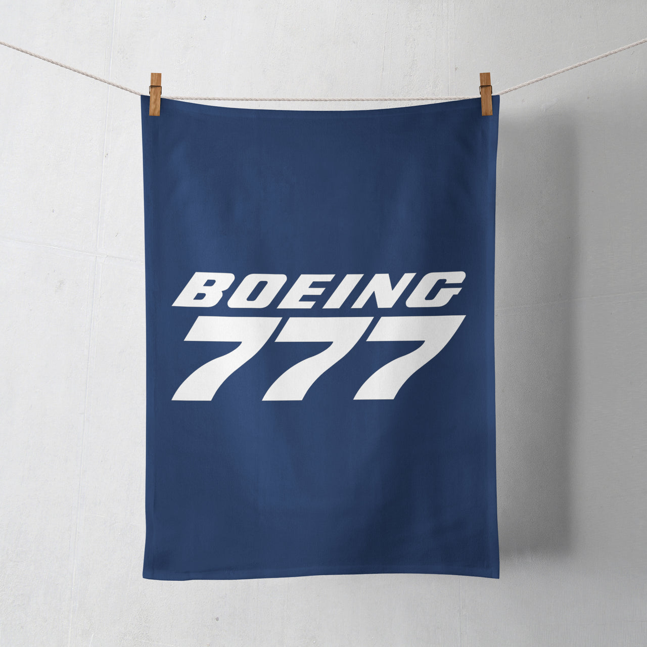 Boeing 777 & Text Designed Towels