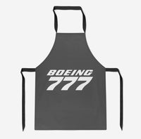 Thumbnail for Boeing 777 & Text Designed Kitchen Aprons