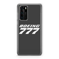 Thumbnail for Boeing 777 & Text Designed Huawei Cases