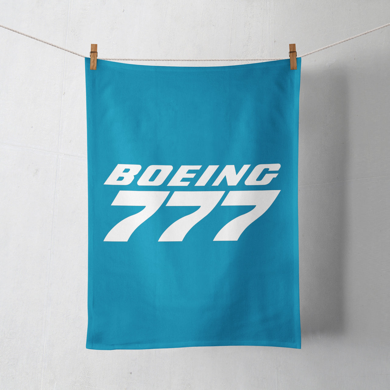 Boeing 777 & Text Designed Towels