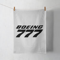 Thumbnail for Boeing 777 & Text Designed Towels