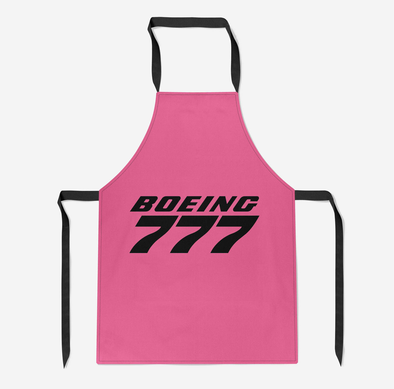 Boeing 777 & Text Designed Kitchen Aprons