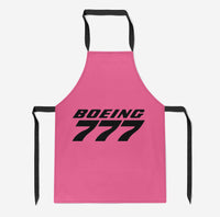 Thumbnail for Boeing 777 & Text Designed Kitchen Aprons