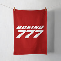 Thumbnail for Boeing 777 & Text Designed Towels