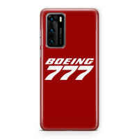 Thumbnail for Boeing 777 & Text Designed Huawei Cases