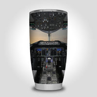 Thumbnail for Boeing 787 Cockpit Designed Tumbler Travel Mugs