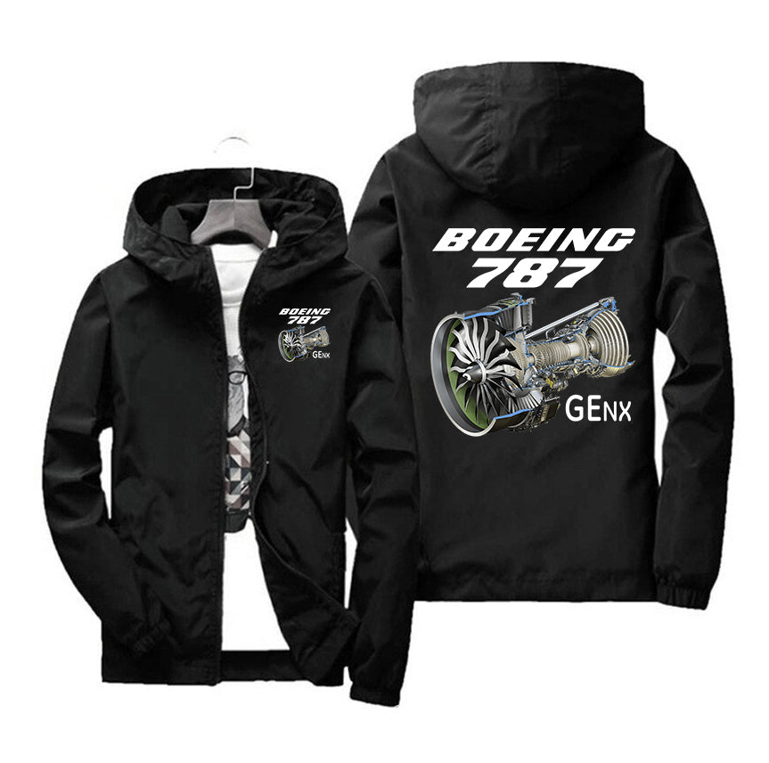 Boeing 787 & GENX Engine Designed Windbreaker Jackets