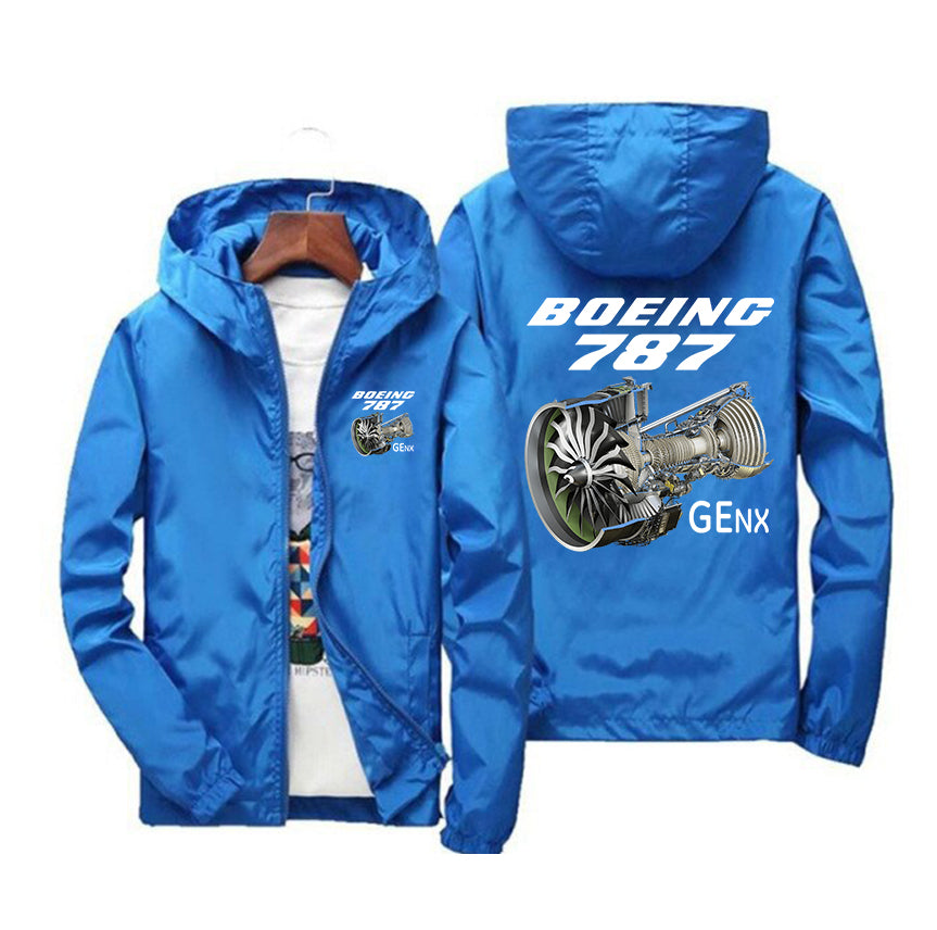 Boeing 787 & GENX Engine Designed Windbreaker Jackets