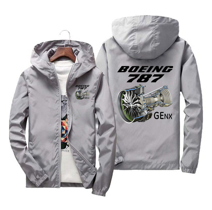 Boeing 787 & GENX Engine Designed Windbreaker Jackets