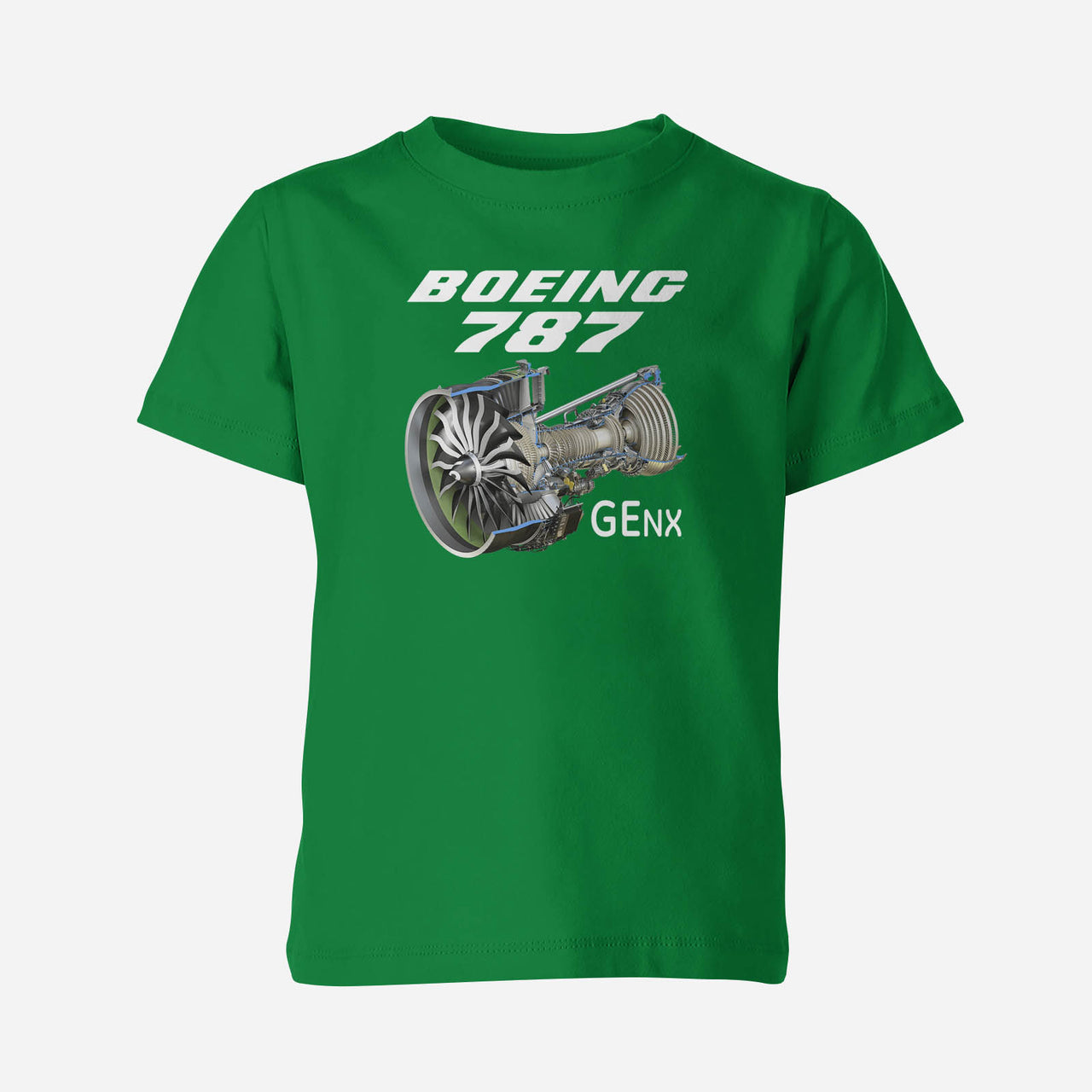 Boeing 787 & GENX Engine Designed Children T-Shirts