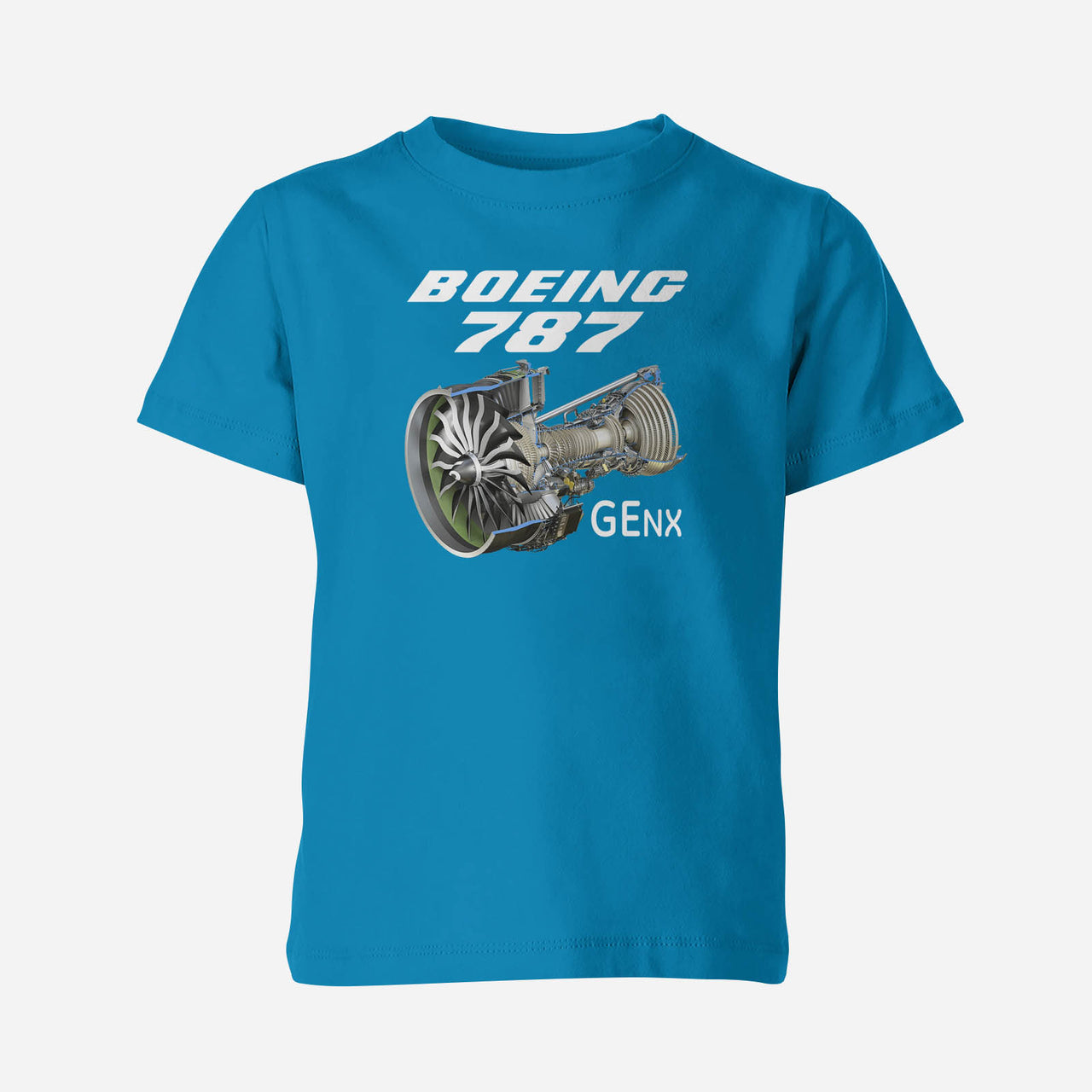 Boeing 787 & GENX Engine Designed Children T-Shirts