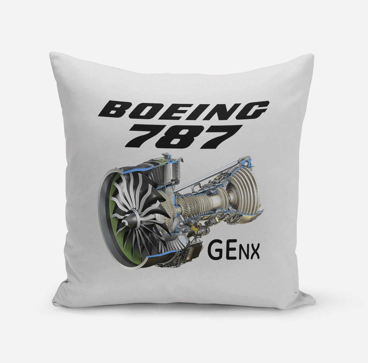 Boeing 787 & GENX Engine Designed Pillows