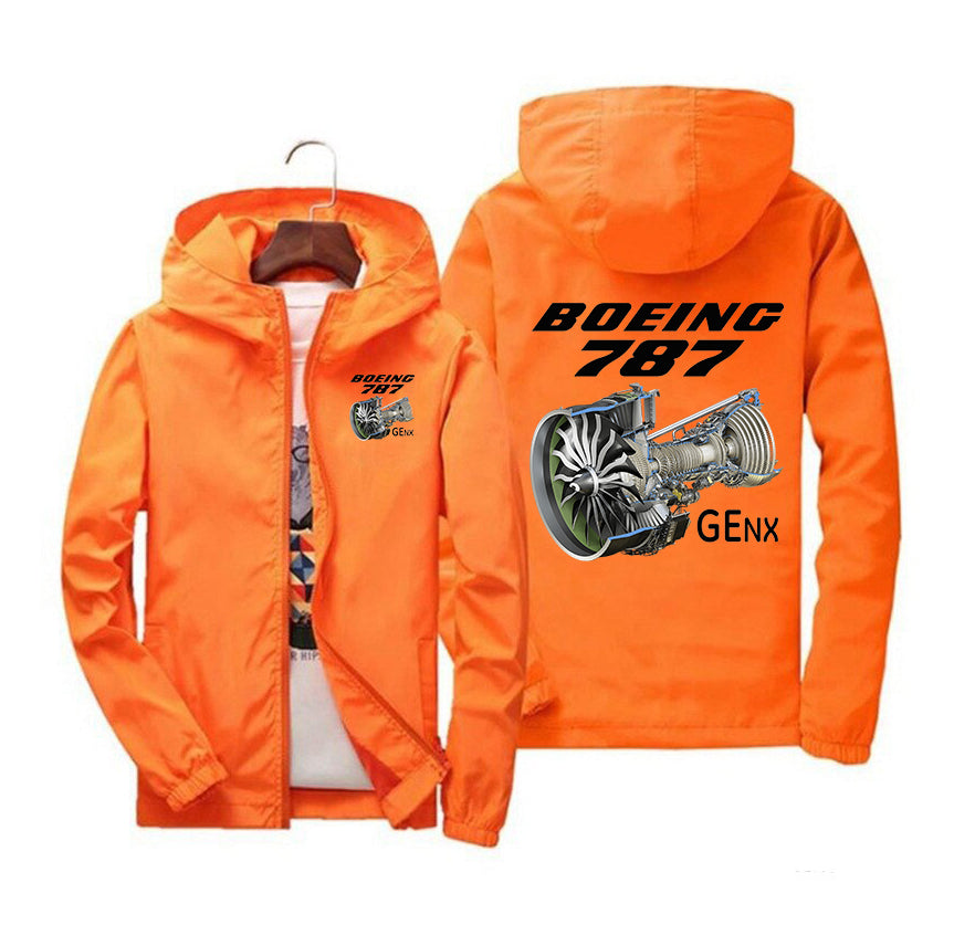 Boeing 787 & GENX Engine Designed Windbreaker Jackets