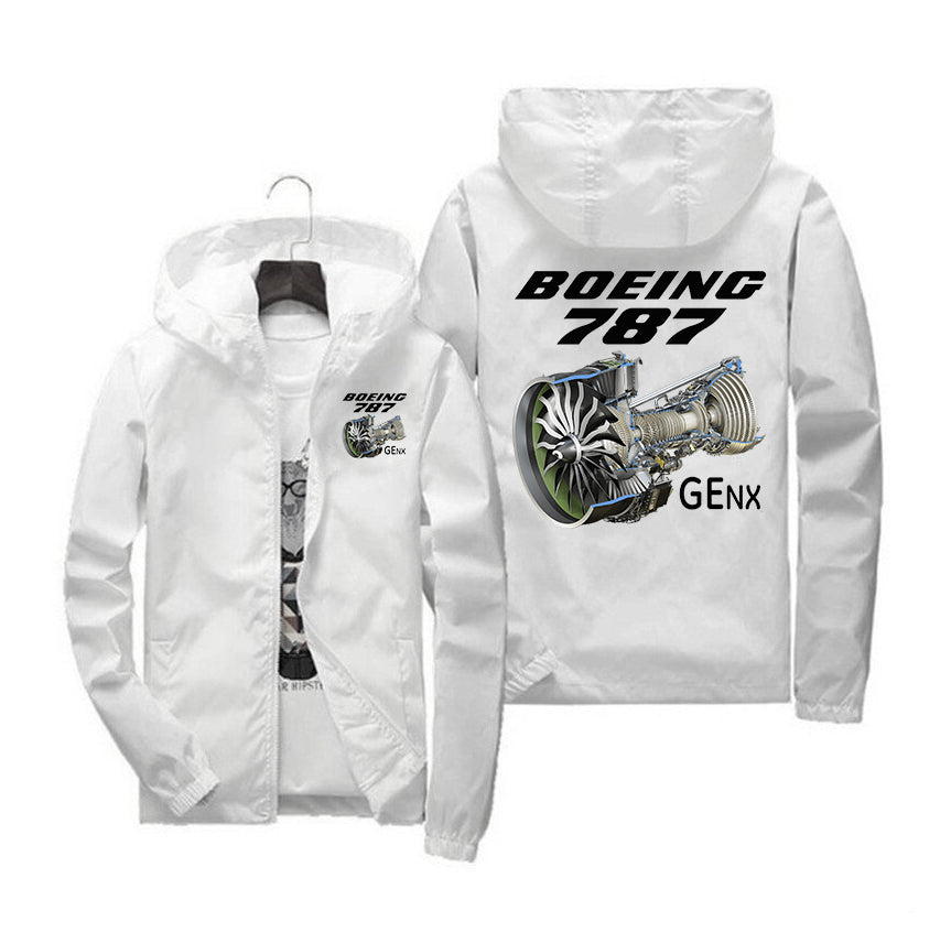 Boeing 787 & GENX Engine Designed Windbreaker Jackets