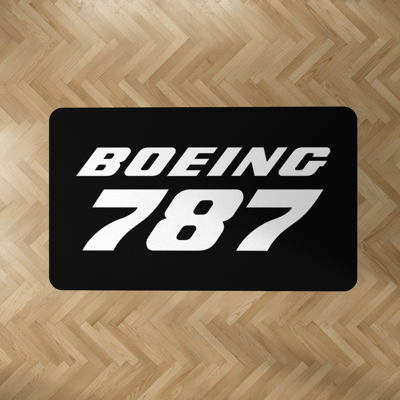 Boeing 787 & Text Designed Carpet & Floor Mats