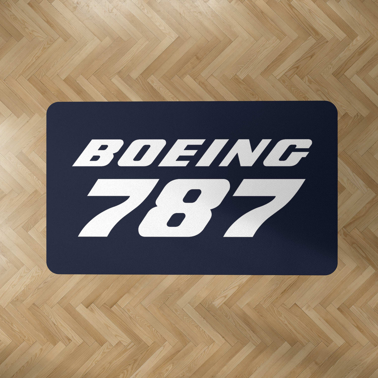 Boeing 787 & Text Designed Carpet & Floor Mats