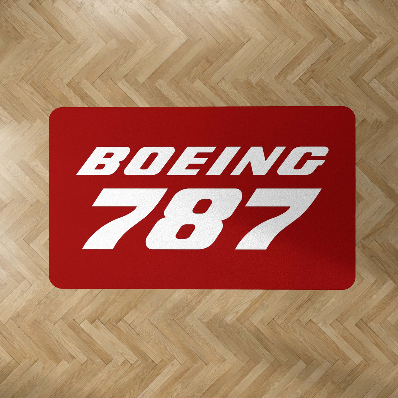 Boeing 787 & Text Designed Carpet & Floor Mats