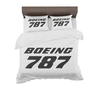 Thumbnail for Boeing 787 & Text Designed Bedding Sets