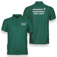 Thumbnail for The Bombardier CRJ-900 Designed Double Side Polo T-Shirts