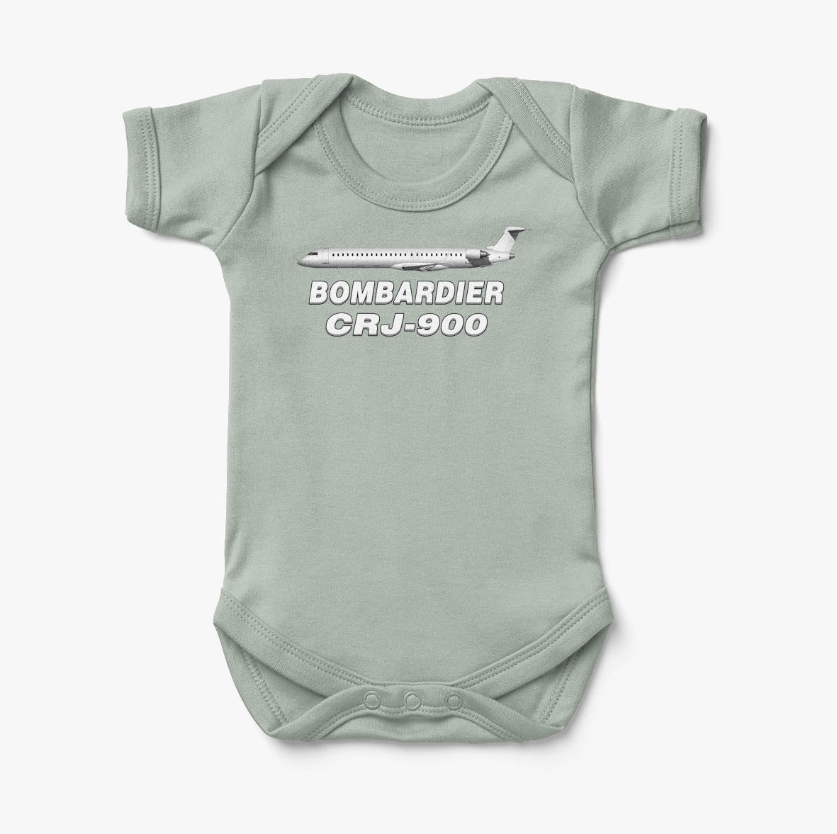 The Bombardier CRJ-900 Designed Baby Bodysuits