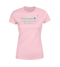 Thumbnail for The Bombardier CRJ-900 Designed Women T-Shirts