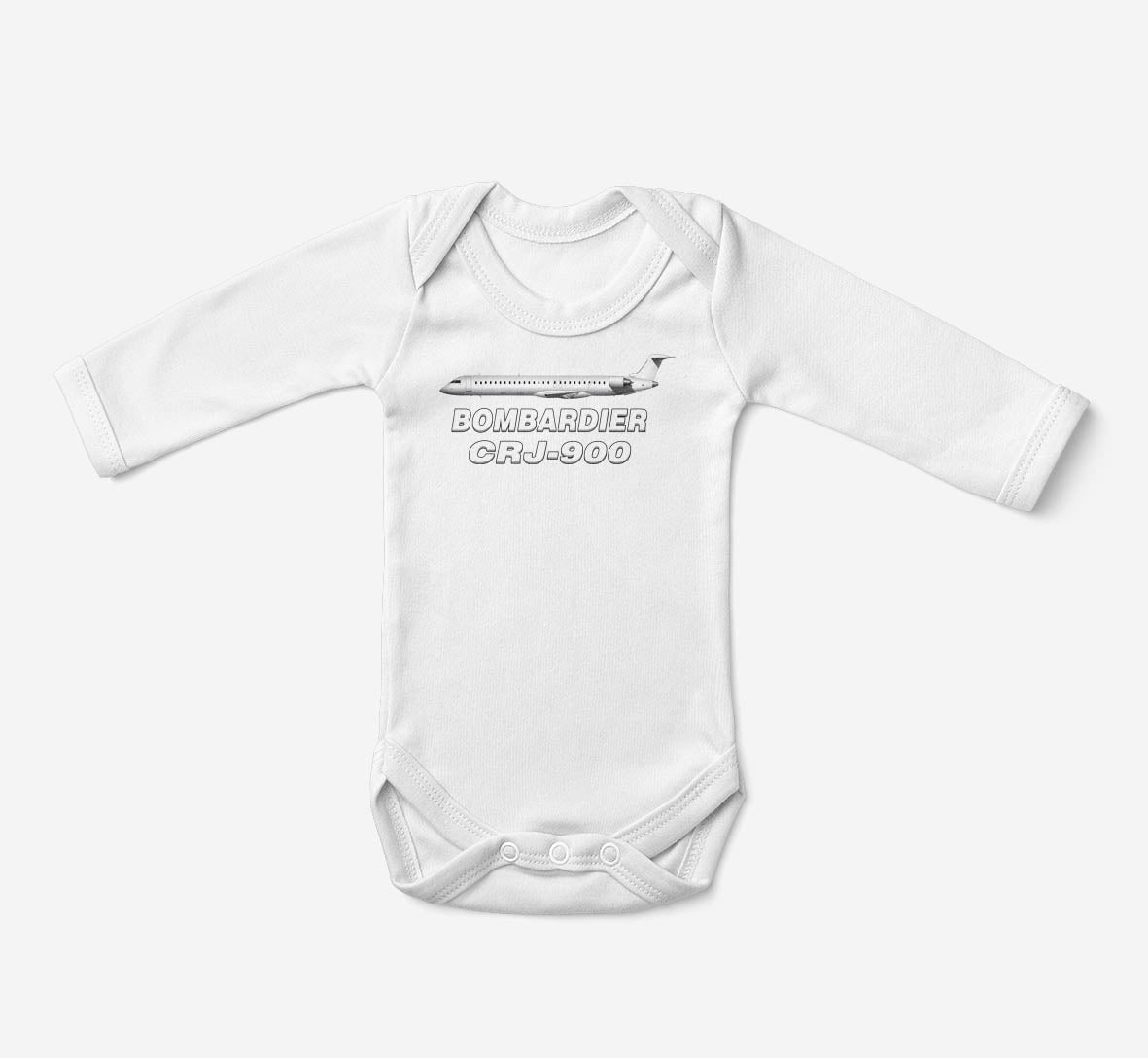 The Bombardier CRJ-900 Designed Baby Bodysuits