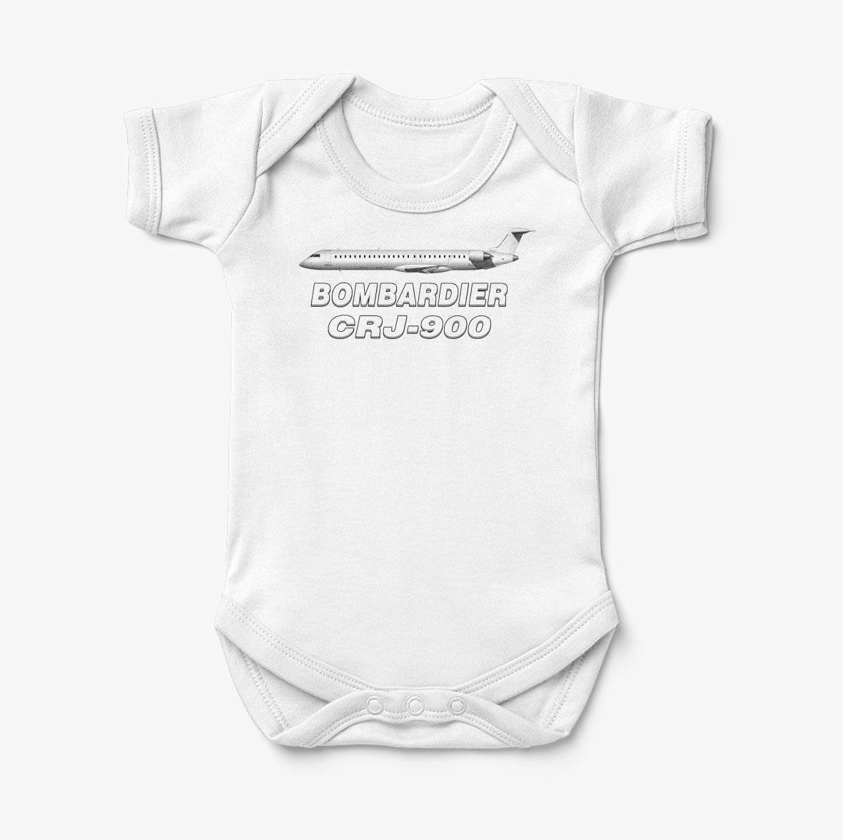 The Bombardier CRJ-900 Designed Baby Bodysuits