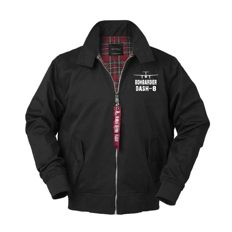 Bombardier Dash-8 & Plane Designed Vintage Style Jackets